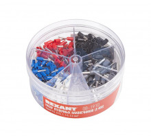 Набор втулочных наконечников НШВИ (0.5мм²; 0.75мм²; 1мм²; 1.5мм²; 2.5мм²) в боксе (E-400) REXANT