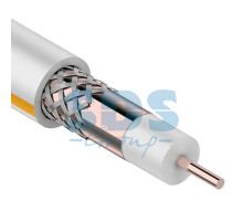 Кабель SAT 50M+Cu/Cu/Al, (64%), 75 Ом, 10м., белый PROCONNECT