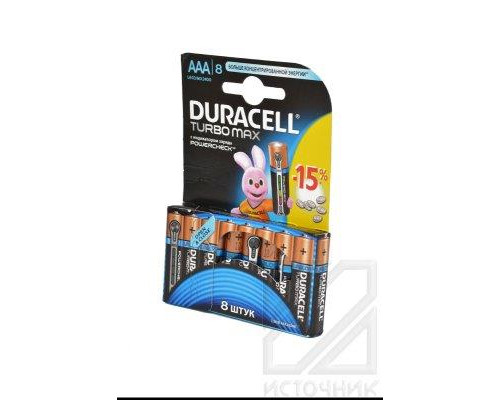 DURACELL TURBO MAX LR03 BL8