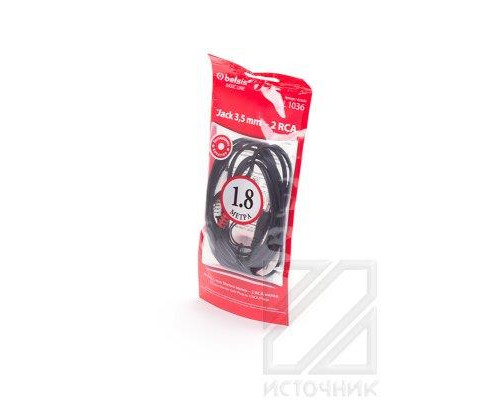 Belsis BASIC LINE BL 1036 Jack 3,5 mm Stereo вилка - 2 RCA вилка 1,8м BL1