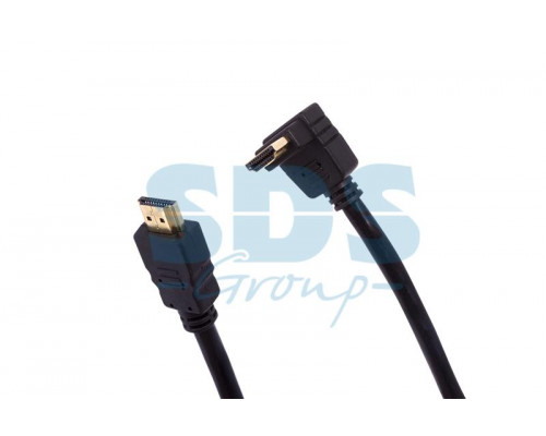 Шнур HDMI - HDMI gold 3М угловой REXANT