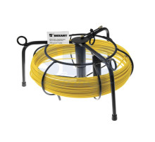 Протяжка кабельная (мини УЗК в металлической касете), 20м, стеклопруток, d=3мм, латунный наконечник, заглушка.