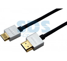 Шнур HDMI - mini HDMI gold 3М Ultra Slim (блистер) REXANT