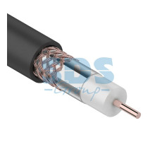 Кабель RG-6U+CU, (64%), 75 Ом, 305м., черный (OUTDOOR) REXANT