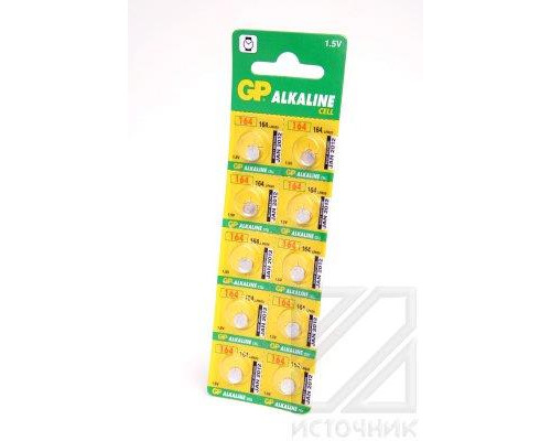 GP Alkaline cell 164-C10 AG1 BL10