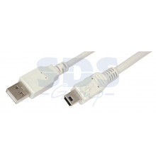 Шнур mini USB (male) - USB-A (male) 0.2M REXANT