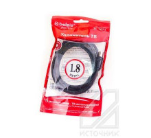 Belsis BASIC LINE BL 1071 ТВ (антенная) вилка - ТВ (антенная) розетка 1.8м BL1