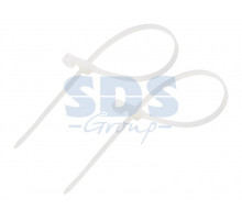 Хомут под винт nylon 4.8 х 200 мм 100 шт белый REXANT