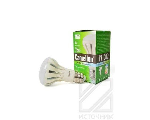 Camelion LED8-R63/845/E27 4500K 8Вт BL1