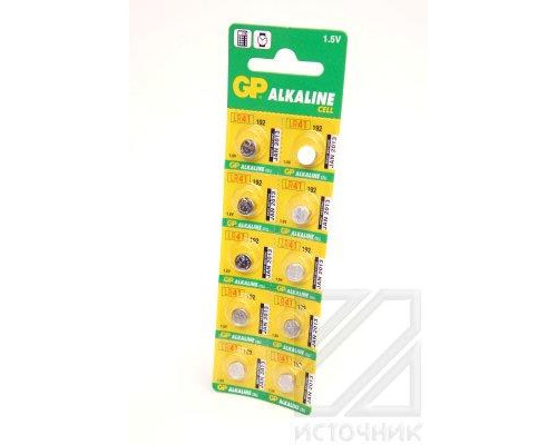 GP Alkaline cell 192-C10 AG3 BL10