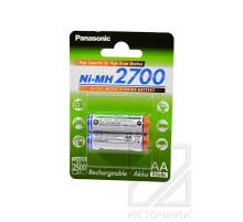 Panasonic BK-3HGAE/2BE 2700mAh AA BL2
