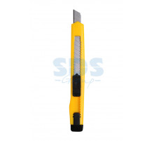 Нож с сегментированным лезвием 9 мм, корпус пластик, c клипсой Rexant