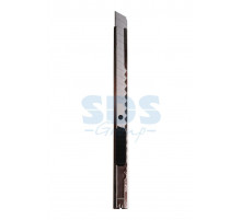 Нож с сегментированным лезвием 9 мм, корпус металлический, c клипсой Rexant