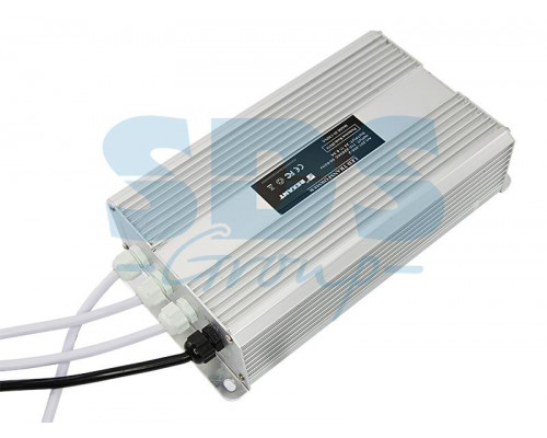 Источник питания 24V, 200W с проводами, влагозащищенный (IP67) алюминиевый корпус