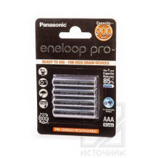 Panasonic eneloop pro BK-4HCCE/4BE 900mAh AAA BL4