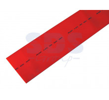 50.0 / 25.0 мм 1м термоусадка красная REXANT