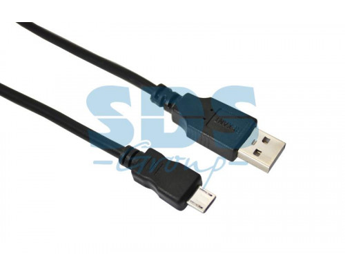 Шнур micro USB (male) - USB-A (male) 3M черный REXANT