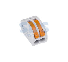 Универсальная многоразовая 2-проводная клемма (0,08-2,5 (4) мм²) 200шт.