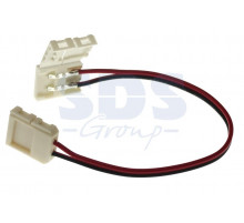 Коннектор питания для одноцветных светодиодных лент без влагозащиты, шириной 10 мм.