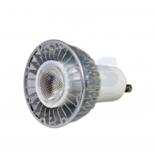 Лампа светодиодная, 5W, 220V, цоколь-GU10, цвет белый