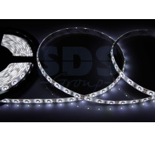 LED лента герметичная, силикон, IP65, SMD 3528, 60 диодов/метр, 12V, цвет белый, в блистере, с блоком питания 24Вт.