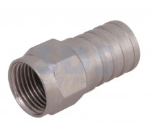 РАЗЪЕМ F-разъем RG-6 обжим с уплотнителем (03-002B) REXANT