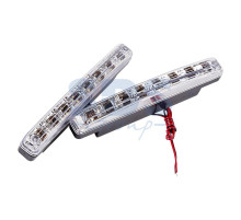 Дневные ходовые огни в пластиковом корпусе с верхним креплением 16 диодов