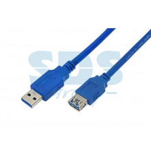 шнур штекер USB A 3.0- гнездо USB A 3.0 0,75м REXANT