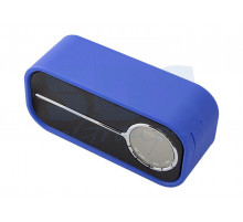 Акустическая колонка 2139 Bluetooth, microSD, USB-flash, AUX, FM-tuner голубая