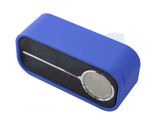 Акустическая колонка 2139 Bluetooth, microSD, USB-flash, AUX, FM-tuner голубая