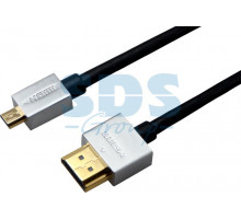 Шнур HDMI - micro HDMI gold 3М Ultra Slim (блистер) REXANT