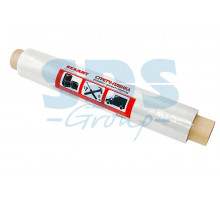 Ручная стретч-пленка прозрачная толщина 17мкм, ширина 450мм, вес 1 кг