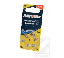 RAYOVAC ACOUSTIC SPECIAL 10 BL6