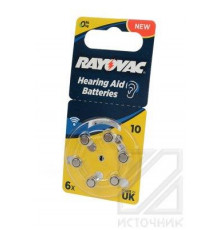 RAYOVAC ACOUSTIC SPECIAL 10 BL6