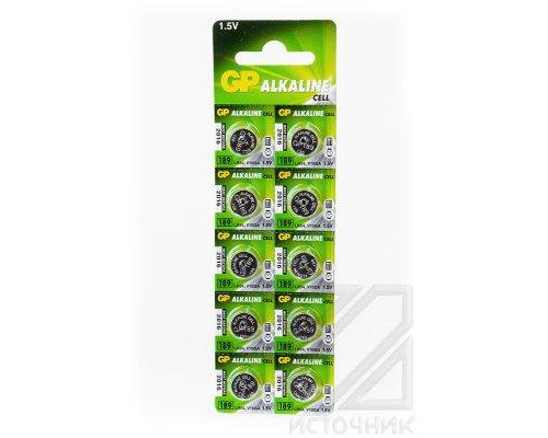 GP Alkaline cell 189-C10 AG10 BL10