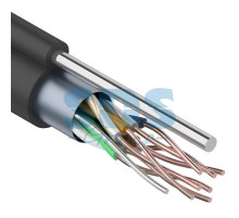 Кабель FTP 4PR 24AWG CAT5e 305м OUTDOOR + ТРОС*1 REXANT