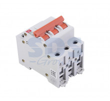 Автоматический выключатель BKN 3P C40A, тип C, 3 полюса, 6кА, 240/415В, номинальный ток 40A