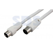 Шнур TV PLUG - TV JACK 15М Белый REXANT