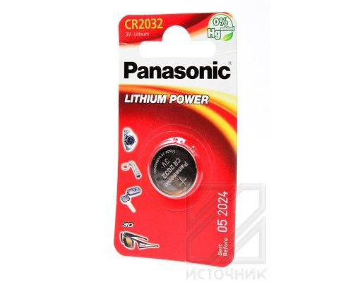 Panasonic Lithium Power CR-2032EL/1B CR2032 BL1