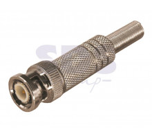 РАЗЪЁМ штекер BNC под винт с пружиной металл PROCONNECT