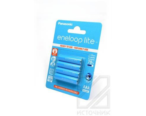 Panasonic eneloop lite BK-4LCCE/4BE 550mAh AAA BL4