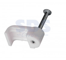 Крепеж кабеля плоский 10мм х 3мм (упак. 50 шт.) REXANT