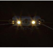 Модуль светодиодный, IP67 влагозащищенный, 2 SMD 5050 диода, ТЕПЛЫЙ БЕЛЫЙ NEON-NIGHT
