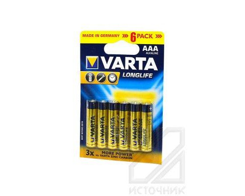 VARTA LONGLIFE 4103 LR03 BL6