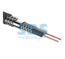 Кабель микрофонный 2 х 0,25мм², 1 экран, d 6,8мм., черный, 100 м. PROCONNECT