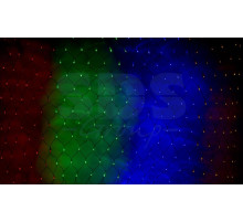 Гирлянда-сеть светодиодная 1х1,5м, свечение с динамикой, черный провод, мульти диоды NEON-NIGHT