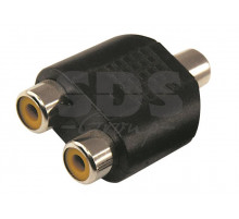 ПЕРЕХОДНИК 1 гнездо RCA - 2 гнезда RCA REXANT