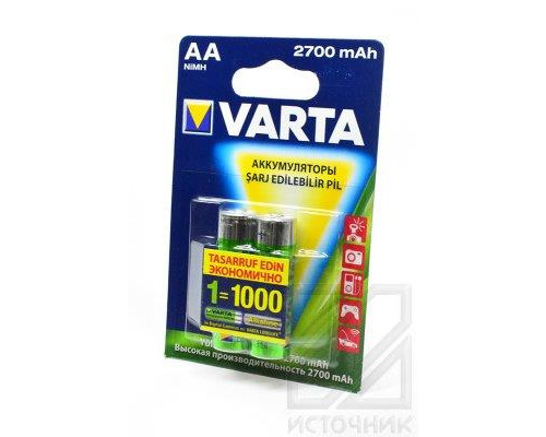 VARTA PROFESSIONAL ACCU 5706 AA 2700mAh BL2