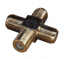 ПЕРЕХОД соединитель x4 гнезда F (F- крест) PROCONNECT