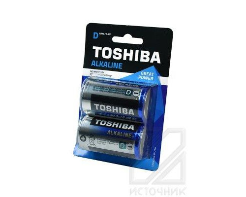 TOSHIBA Alkaline LR20GCNN BP-2 FA LR20 BL2